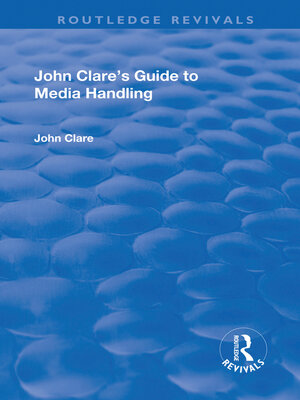 cover image of John Clare's Guide to Media Handling